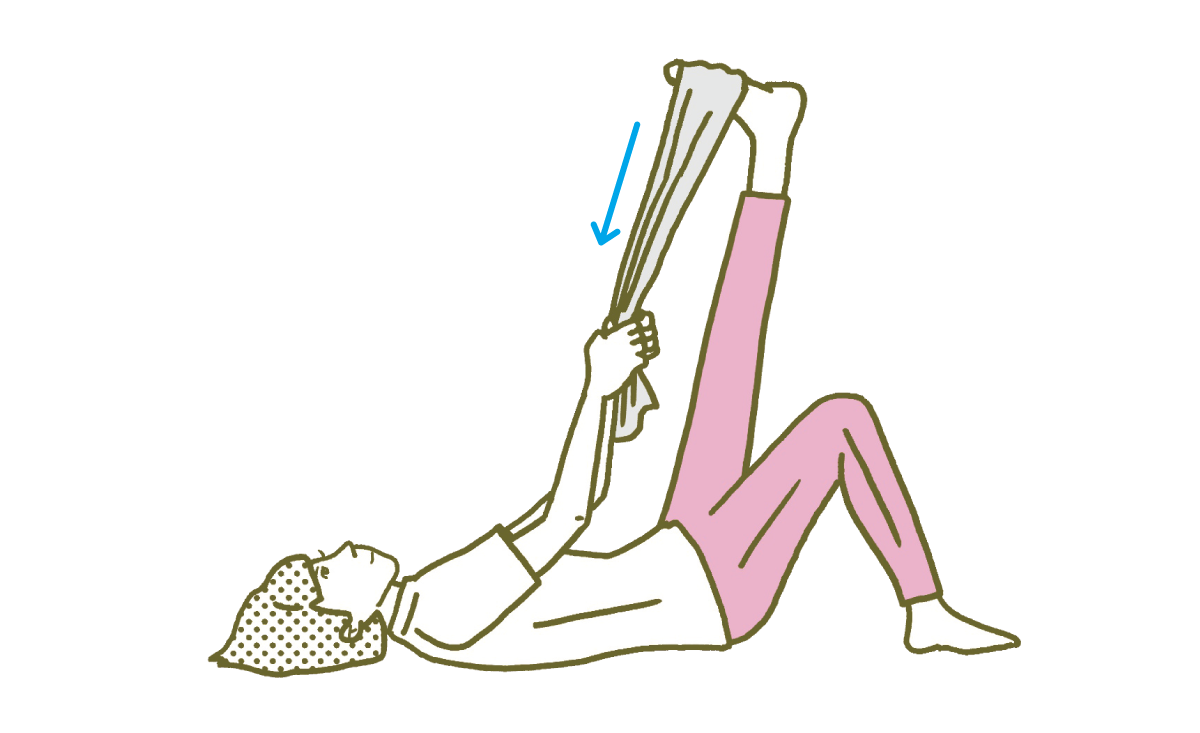 腰痛静ストレッチ