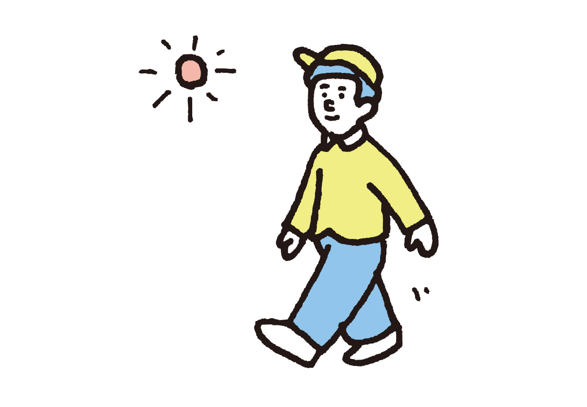 朝散歩
