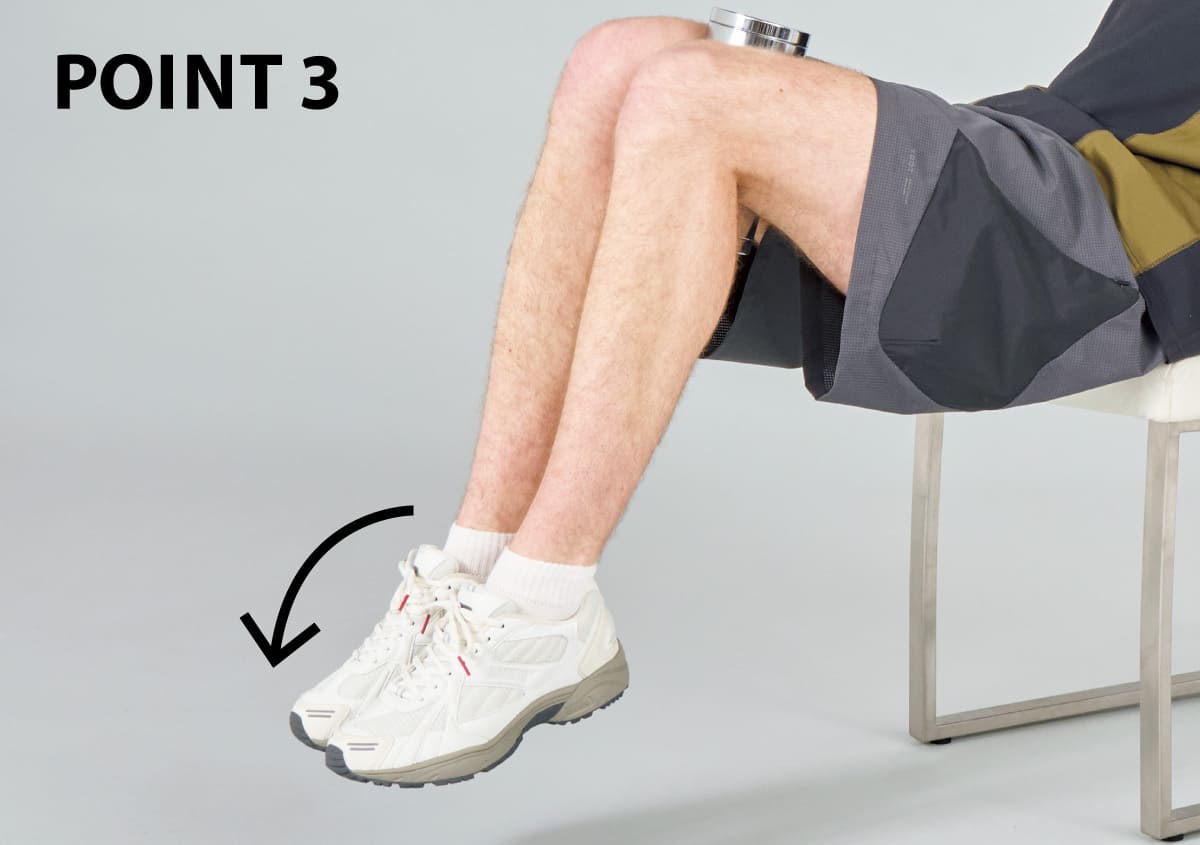 ダンベルレッグレイズ4