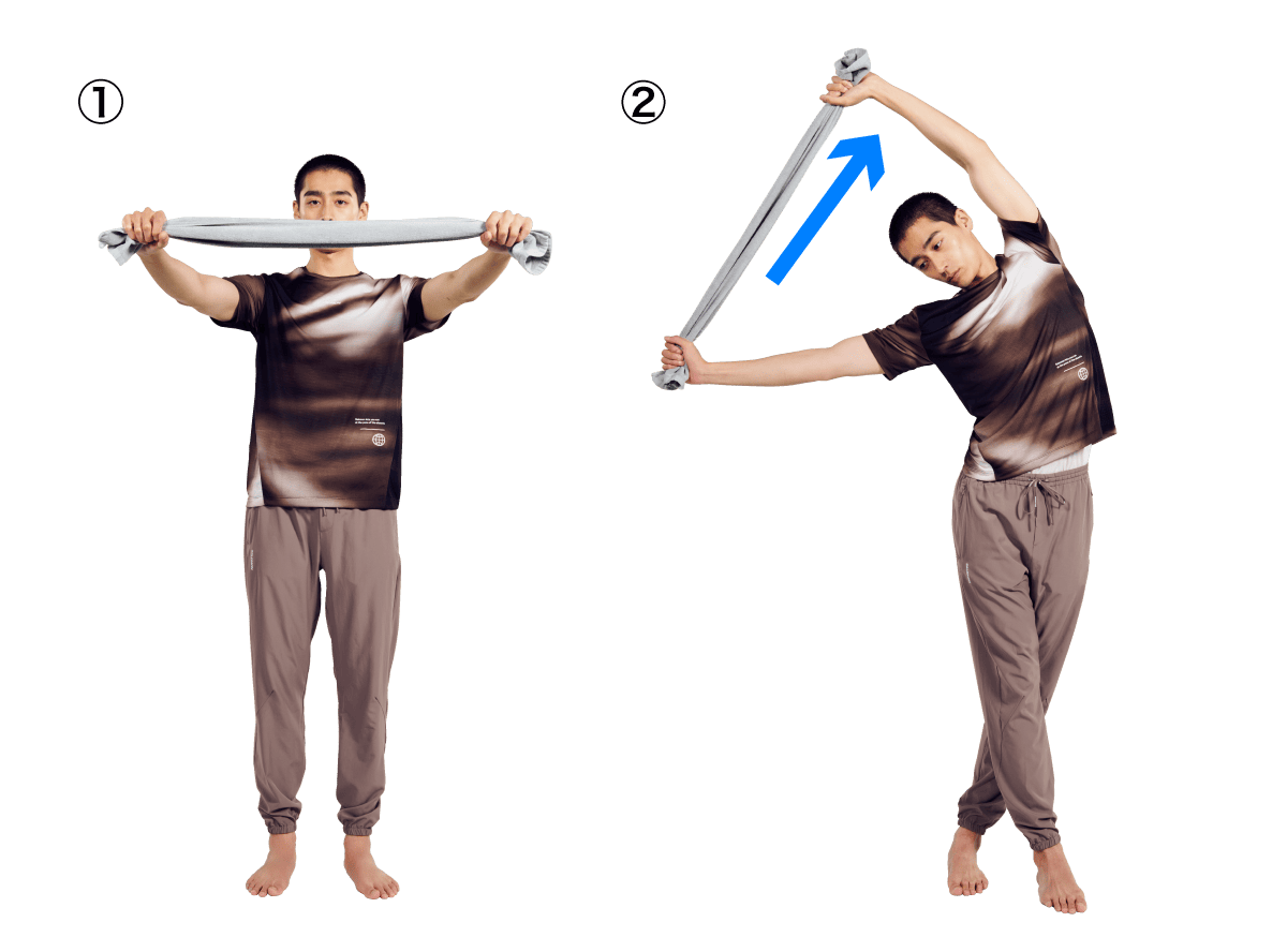 背中静ストレッチ1