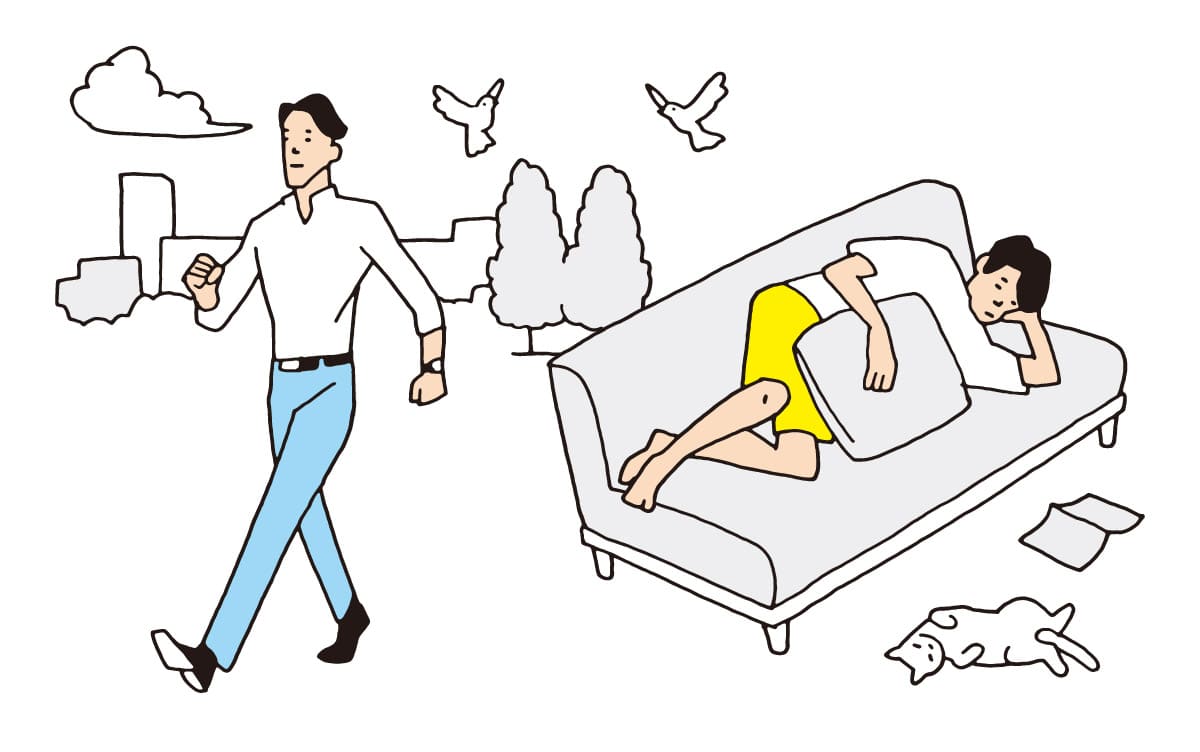 適度にカラダを動かす方が回復できる理由