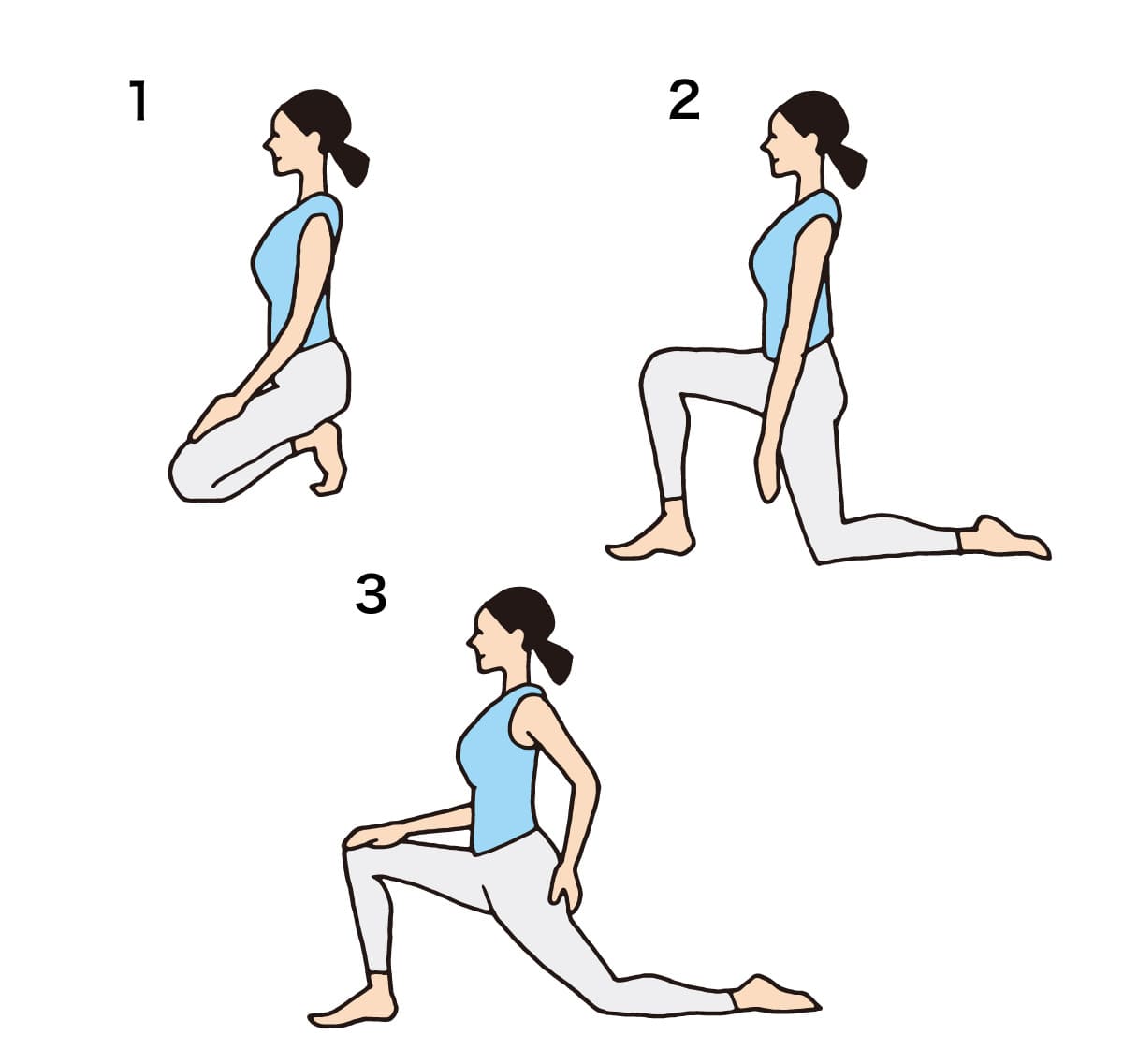 腸腰筋ストレッチ