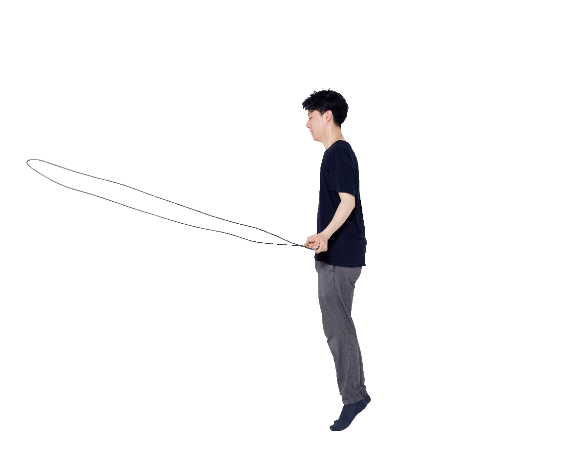 跳べそうで跳べない、新感覚のなわとび。