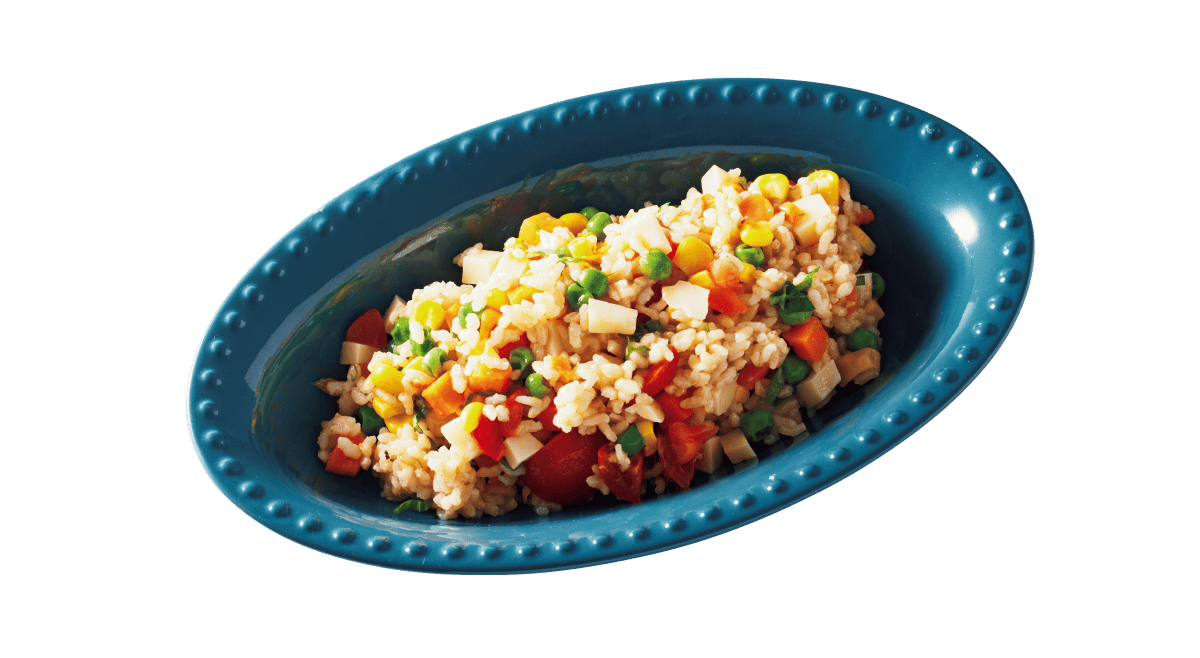 冷や玄米×発酵食品【パルメザンチーズ】｜ライスサラダ