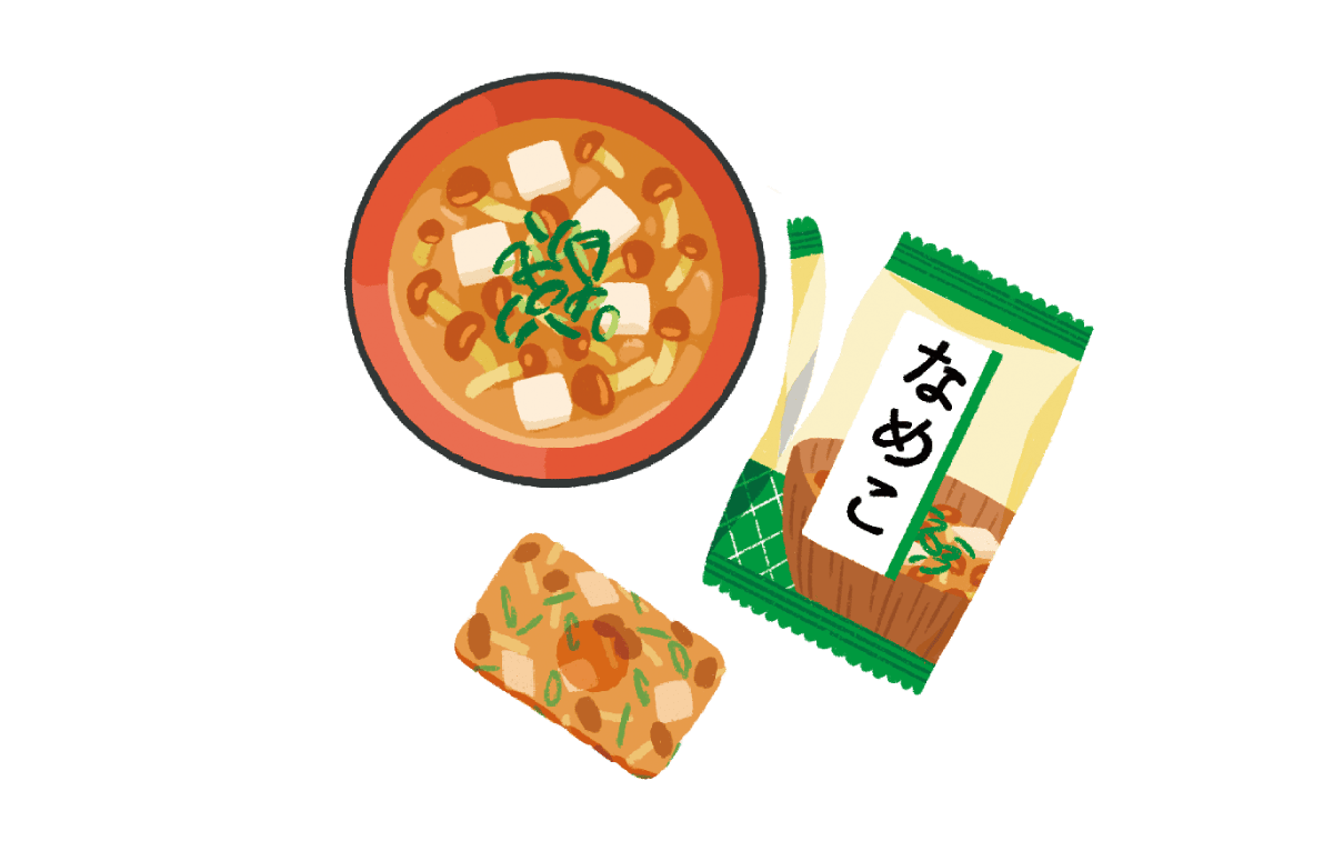 ナメコの味噌汁