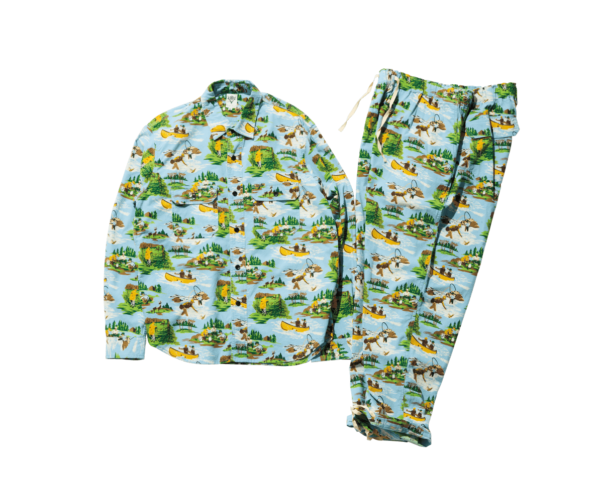 派手に見える名バイプレイヤー。〈SOUTH2 WEST8〉のセットアップ。