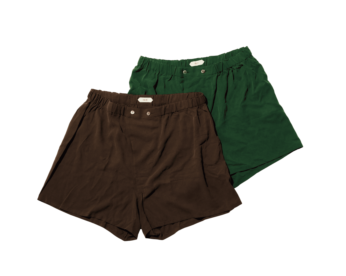 世にも高貴なアンダーウェア。〈HAZE〉のボクサーショーツ。