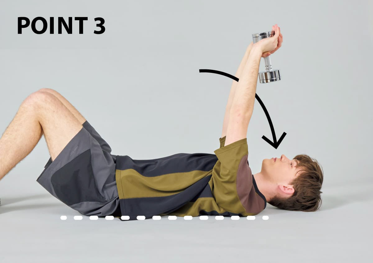 ダンベルシットアップ3