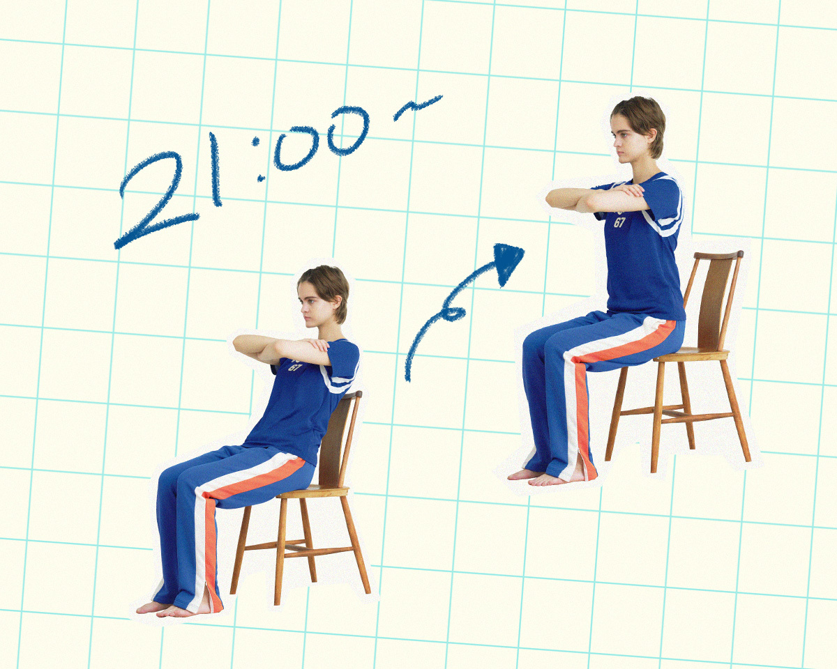 初心者でも、1日30秒でもOK！ 時間帯別・運動習慣の取り入れ方。