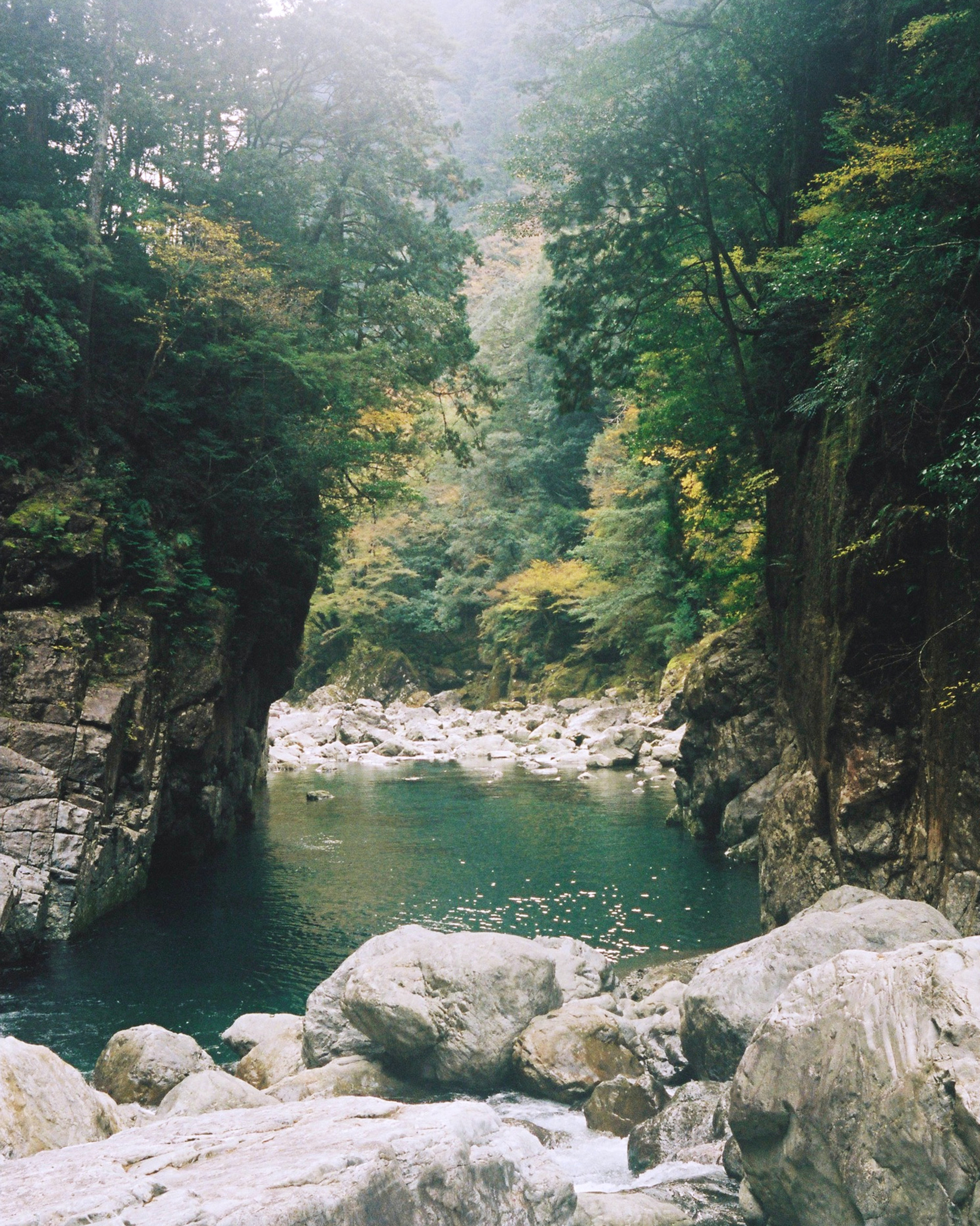 三重県・大杉峡谷|秋の澄んだ空気の中で、美しい水の色に出会う。|11月の山