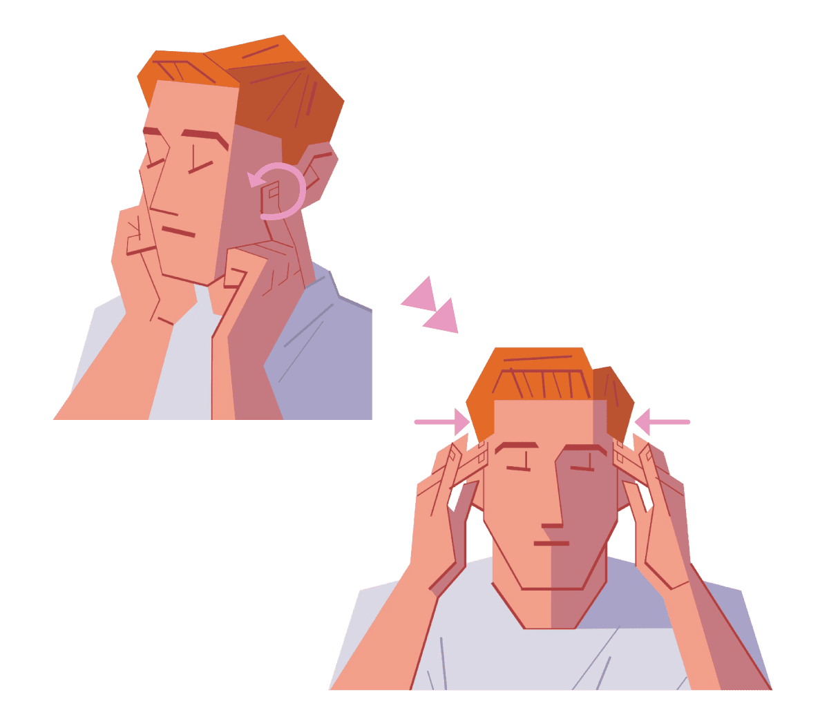 咀嚼筋マッサージ