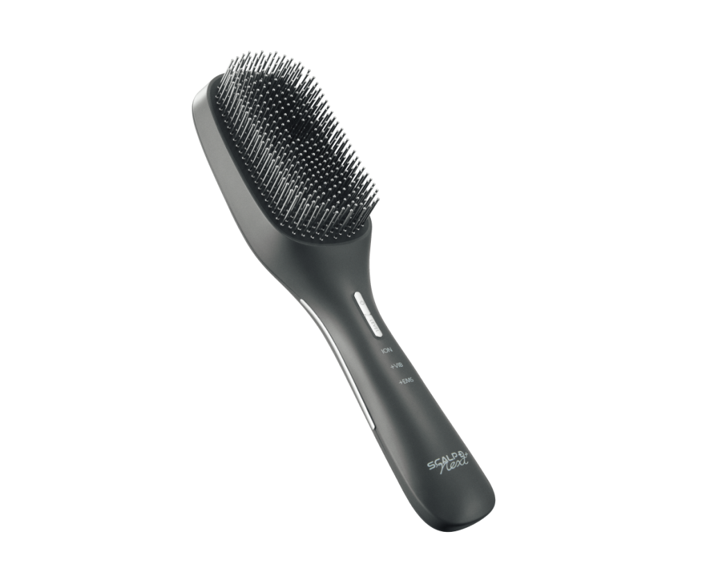 メンズヘアケアグッズ《スタイルエレブラシ》。頭皮を刺激し立ち上がり