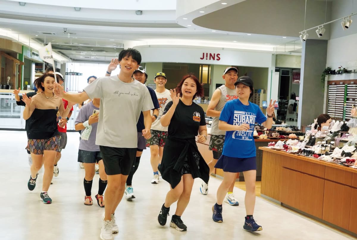 〈イオンモール太田〉とラントリップによるランコミュニティがスタート