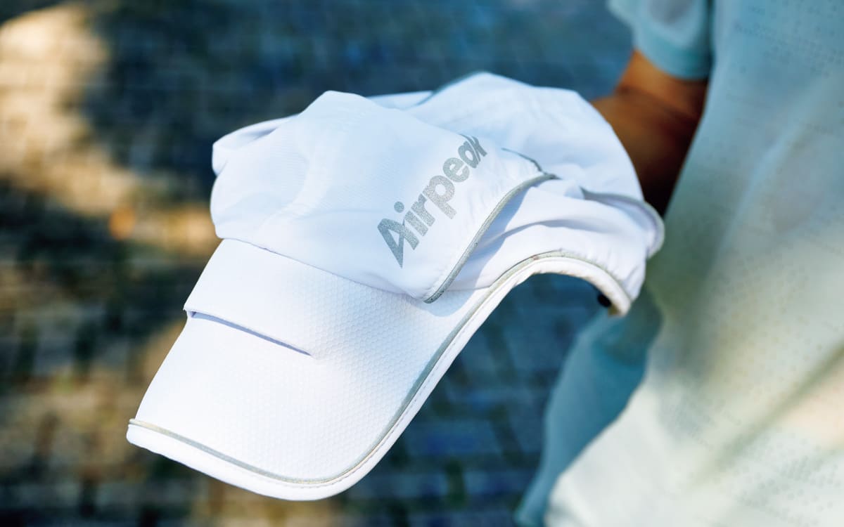 通気性抜群のランキャップ