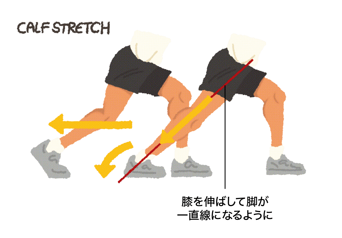 カーフストレッチ