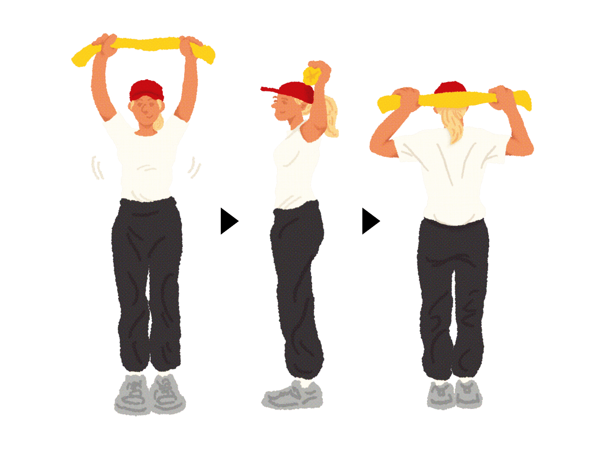 正しい姿勢の簡単なチェック法