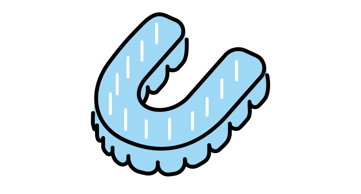 マウスピースのイラスト