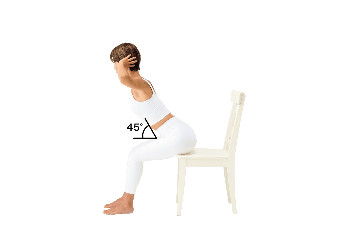 スイミング（腕を交互に４回動かす×10セット）