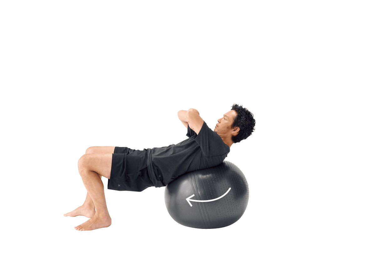 ロールバックウォーキング（５往復×1セット）