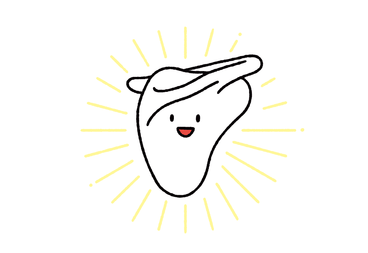 肩甲骨のイラスト