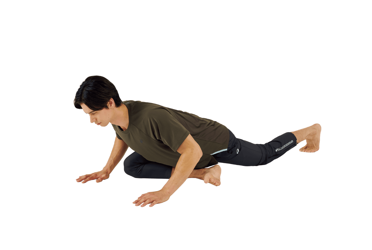 ピジョンストレッチ・アイソメトリックホールド