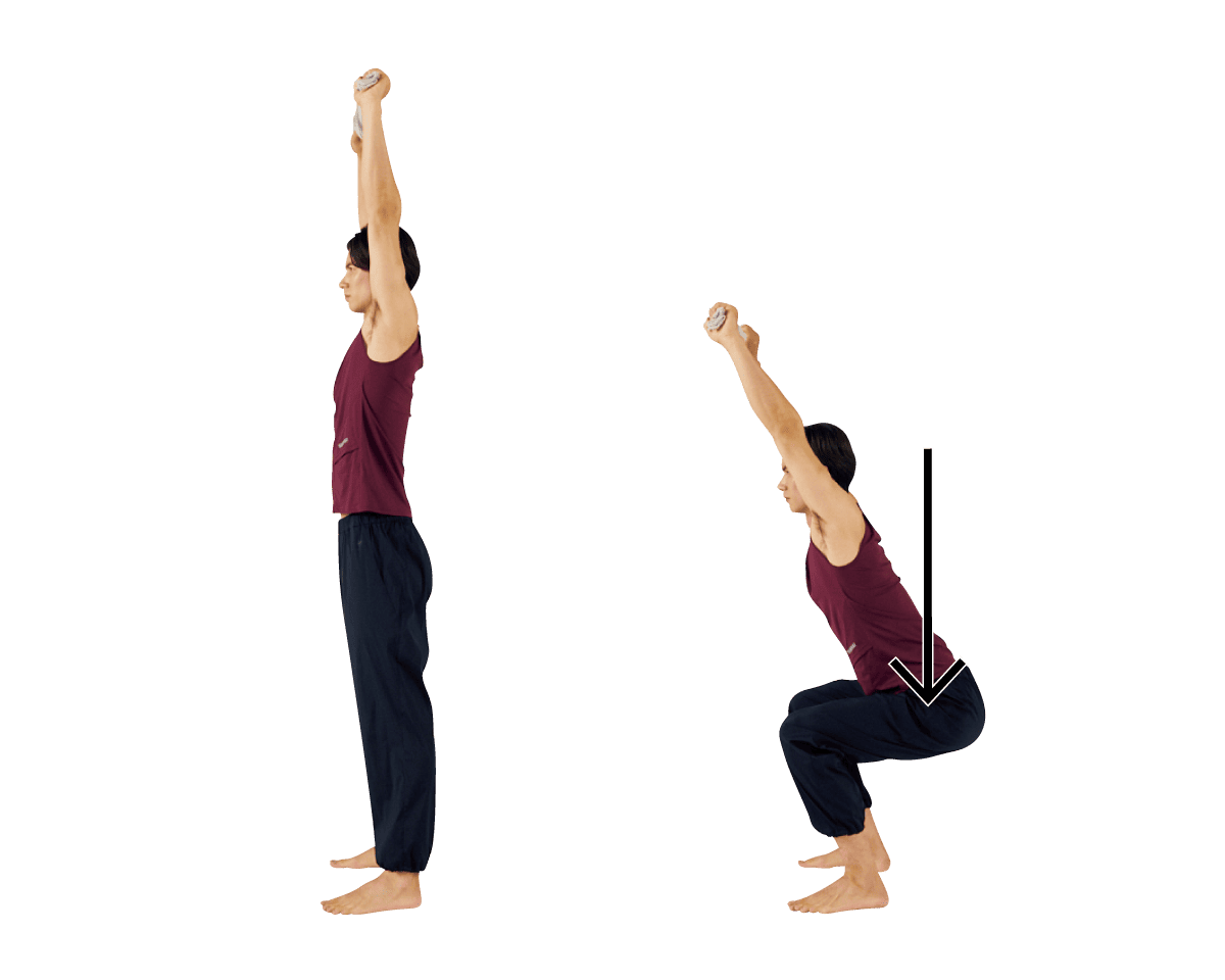 オーバーヘッドスクワット