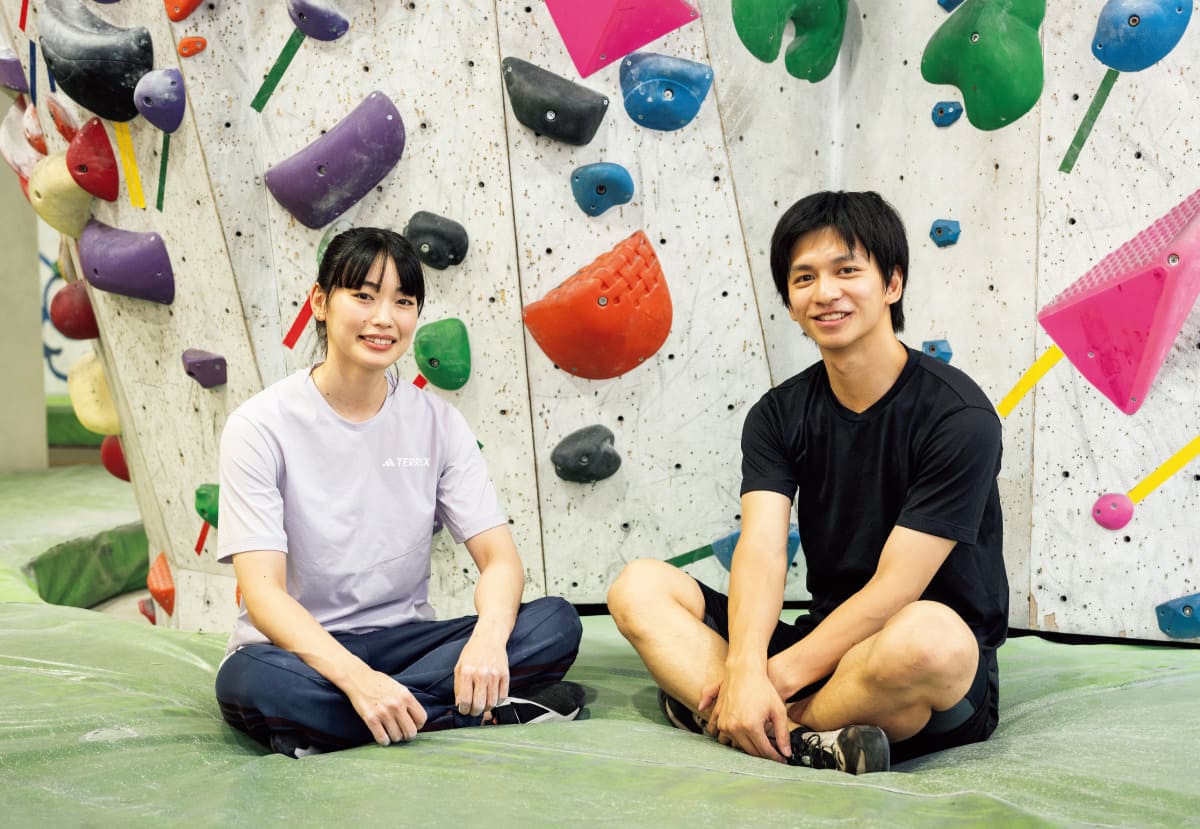 左：大葉美和さん、右に田中偉登さん