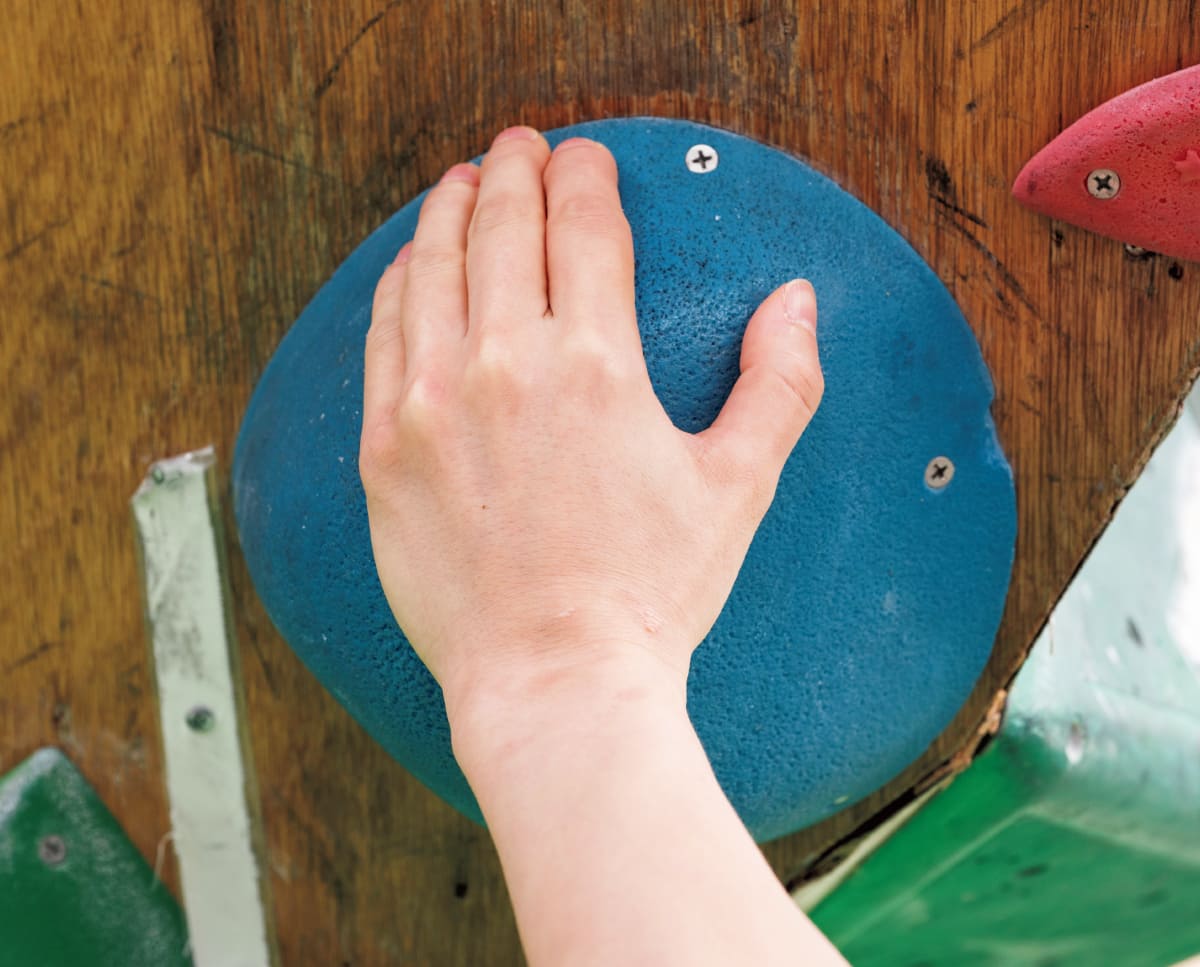 スローパーの持ち方