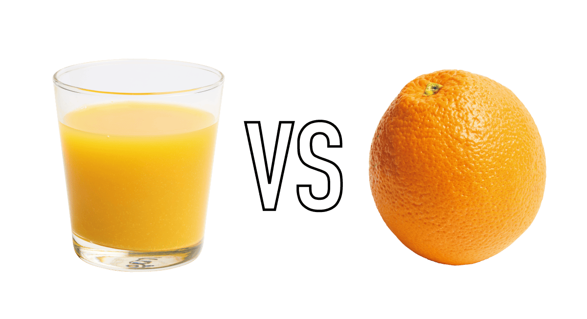 オレンジジュース VS オレンジ