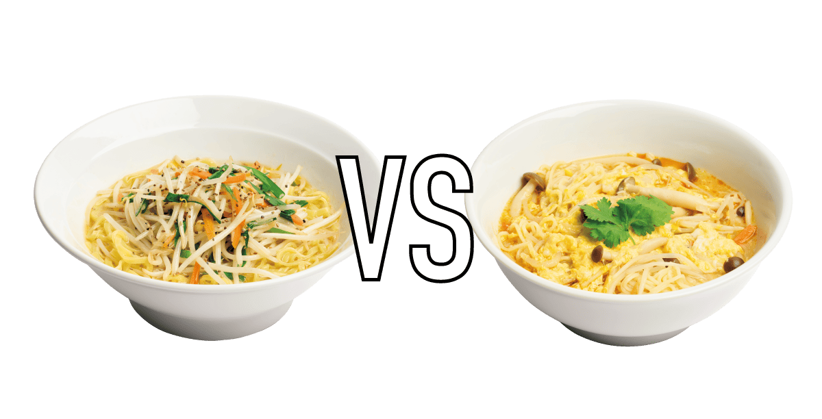 サンラータン麺 VS タンメン
