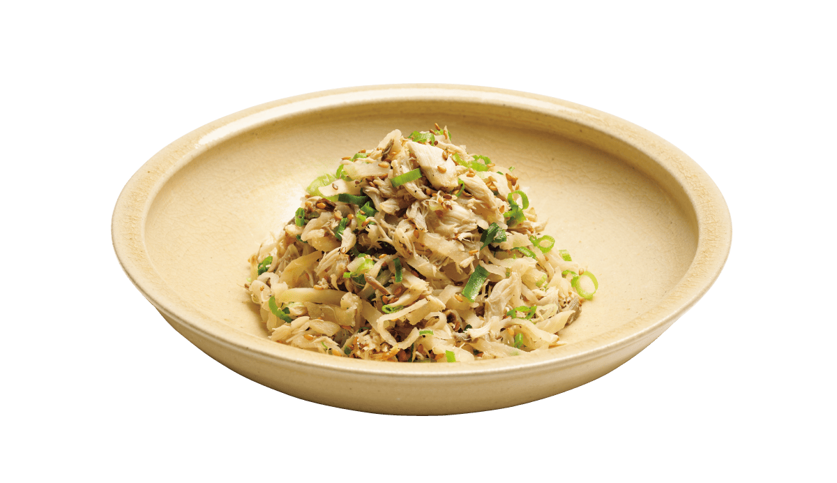 サバ塩焼きと切り干し大根の和え物