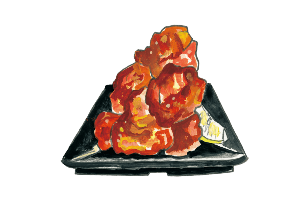 唐揚げのイラスト