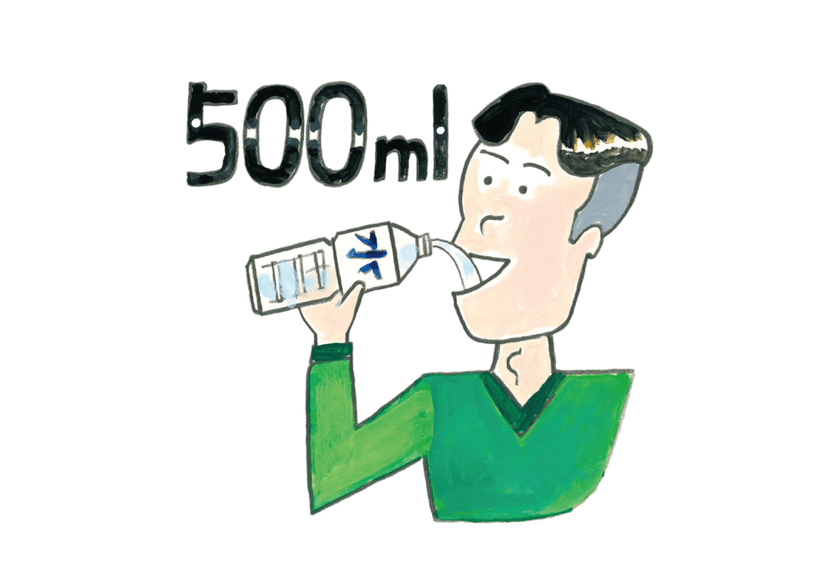 とにかく水を飲む
