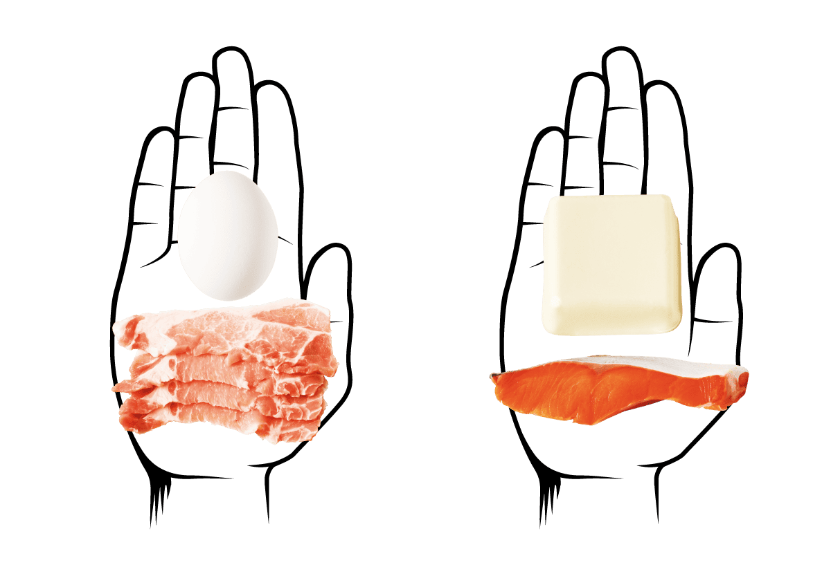 主菜の手ばかり