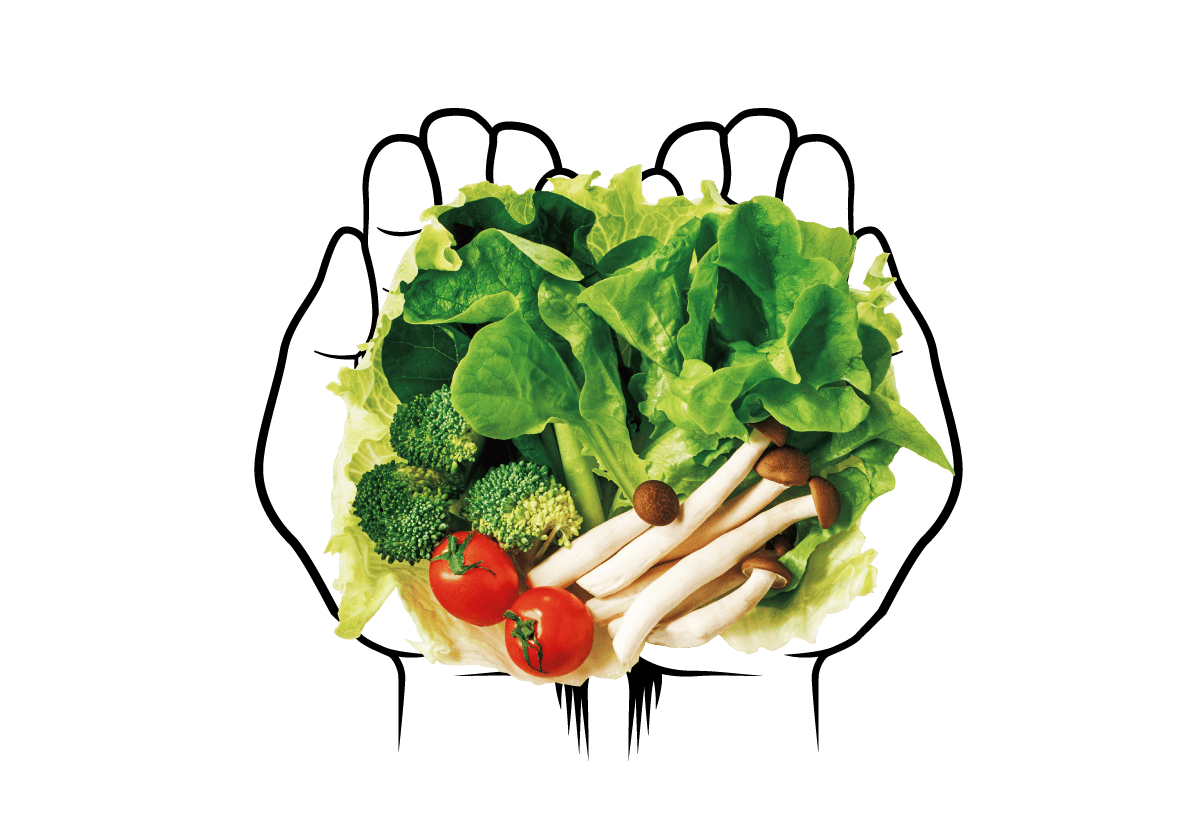 副菜の手ばかり