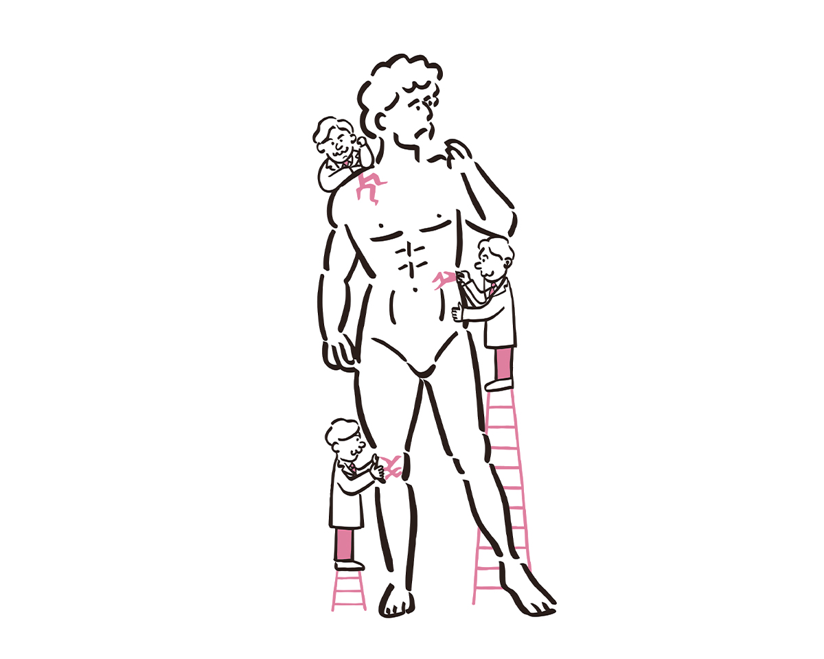 肩こり・腰痛・膝痛の原因は、人間が二足歩行だから？