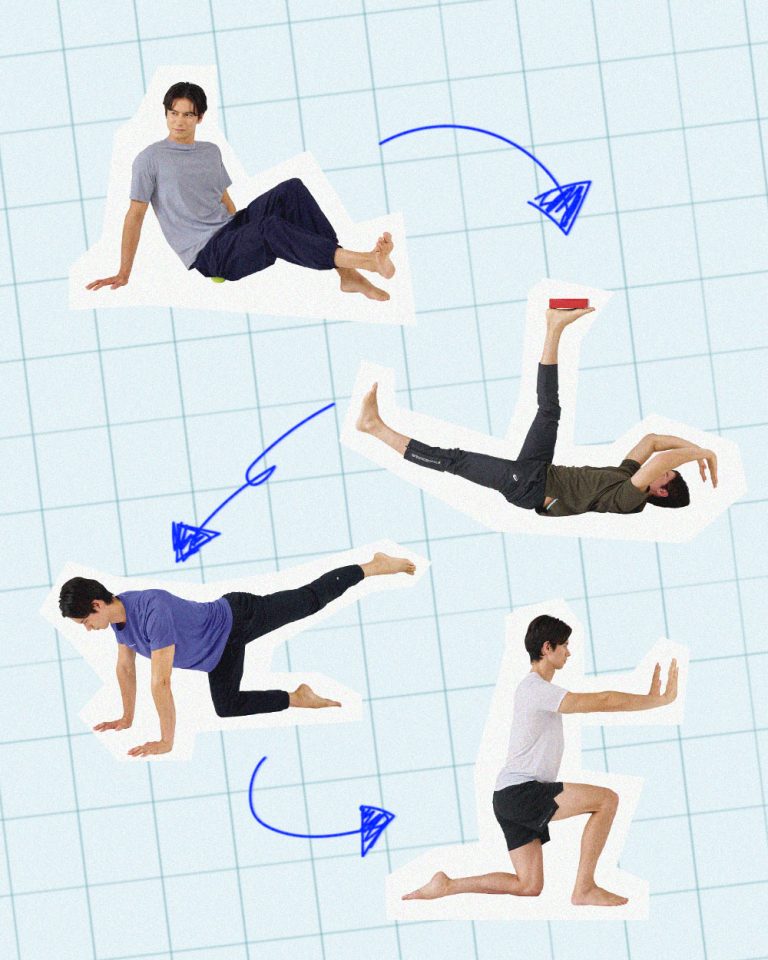 股関節を柔軟にするセルフチェック＆4つのエクササイズ。