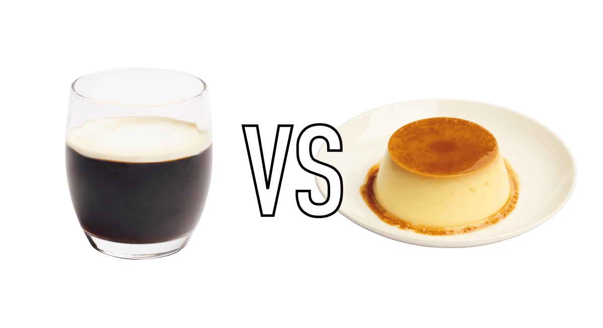 プリン VS コーヒーゼリー