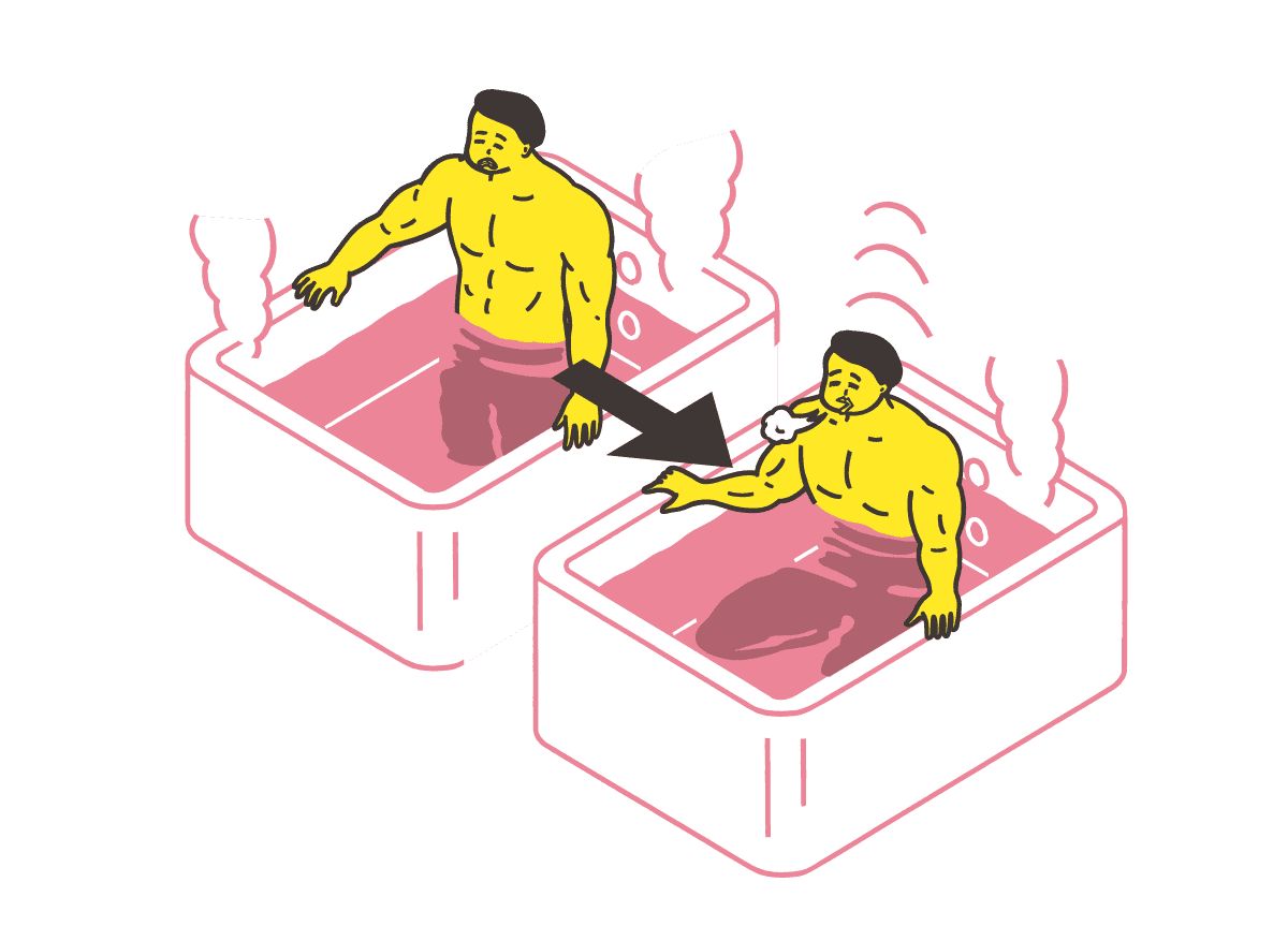 入浴のイラスト