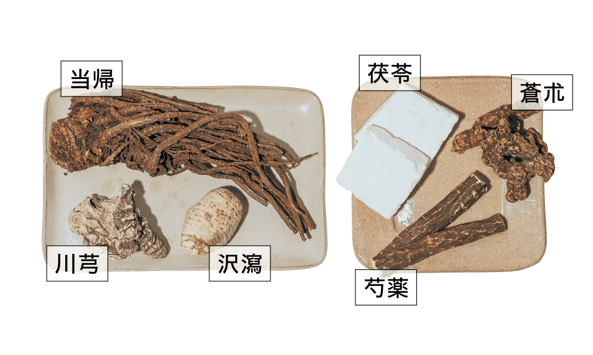 当帰芍薬散(とうきしゃくやくさん)