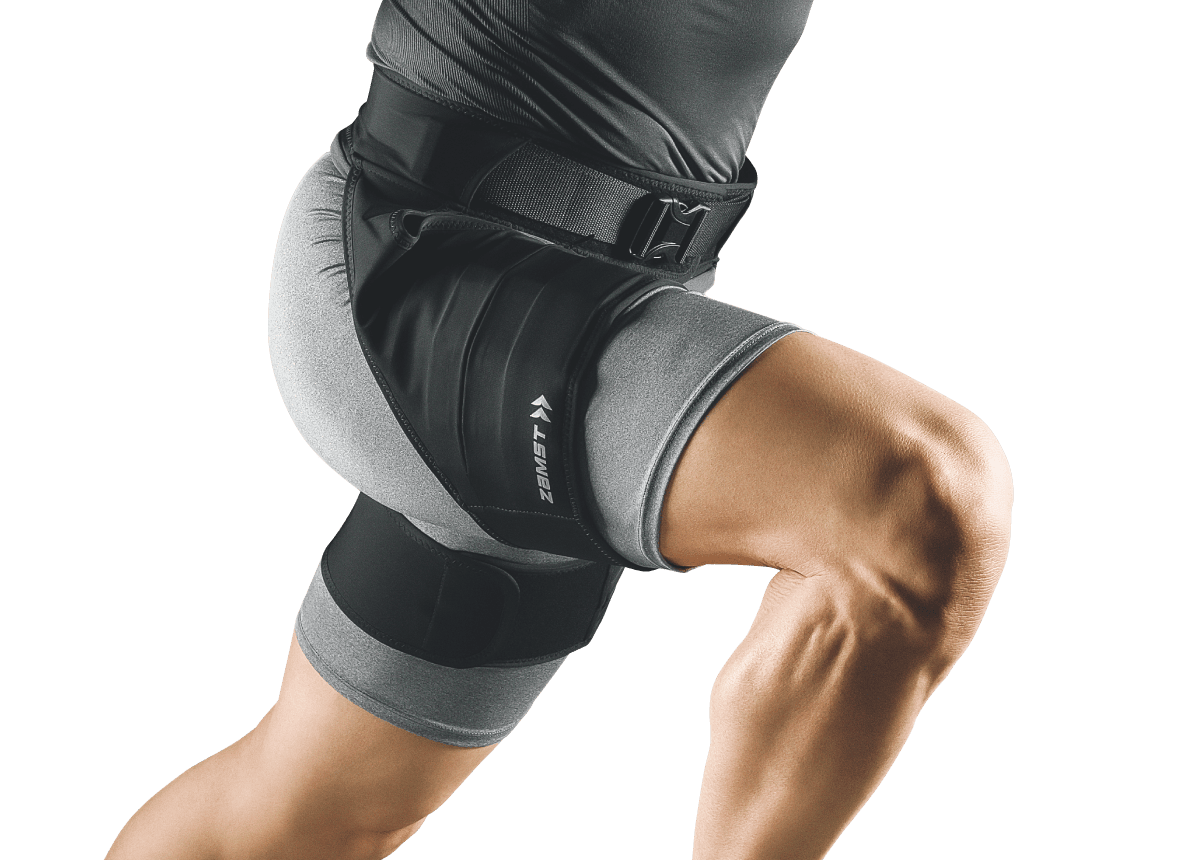 《ZAMST MOTIONAID THIGH LOAD》着用