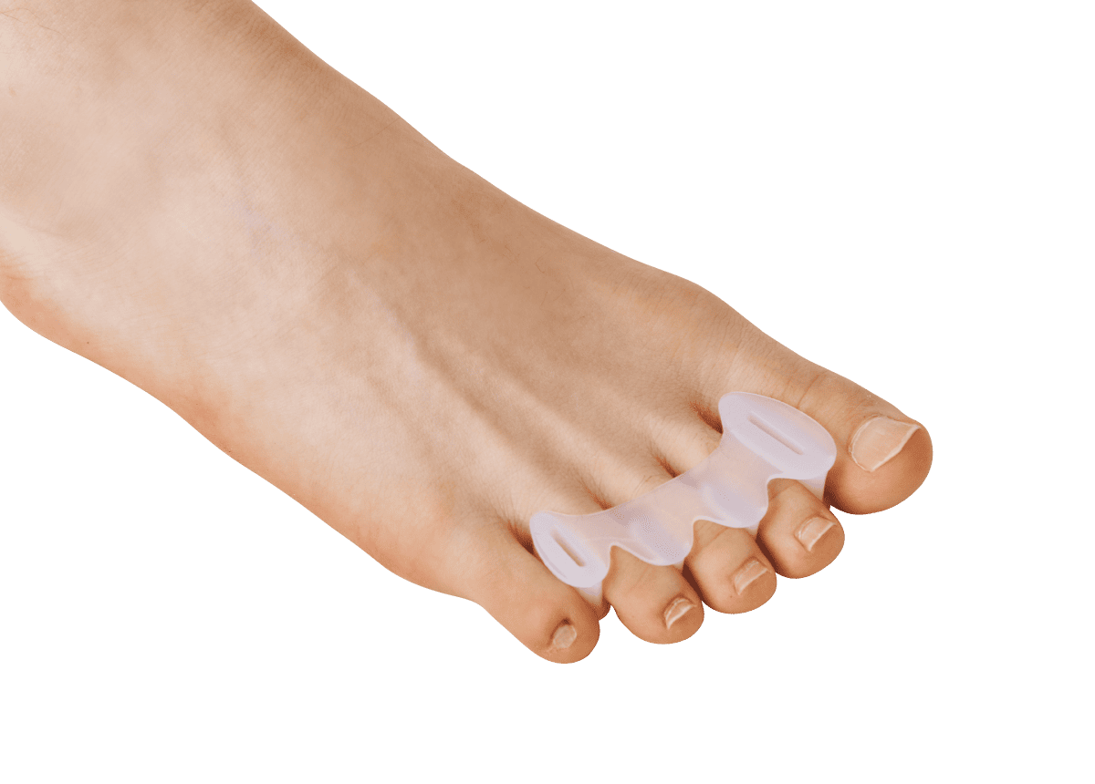 《Gait Happens Toe Spacers》を使用している様子