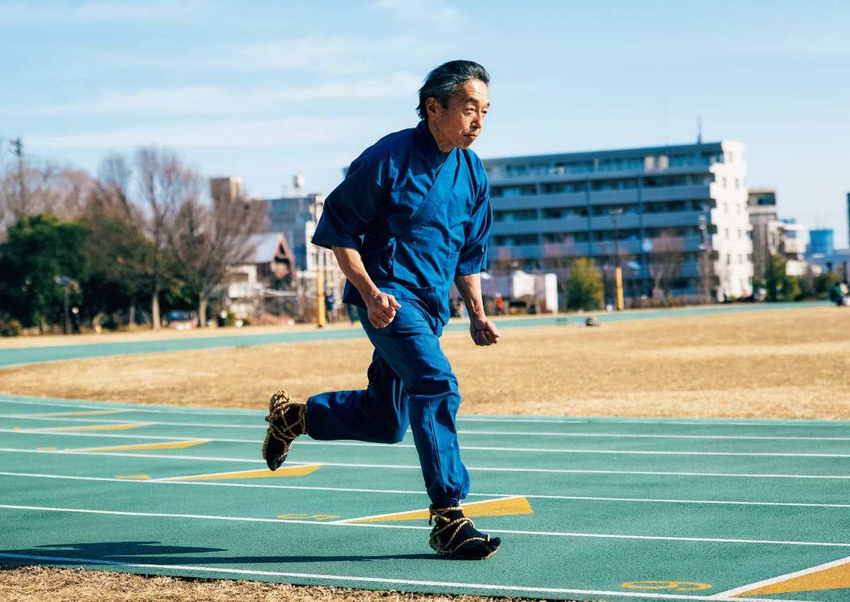 大場克則(おおば・かつのり)さんの江戸走り姿