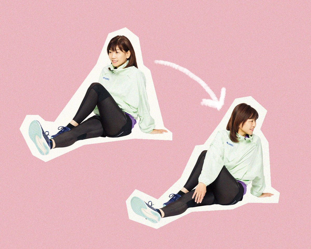 Qちゃんが実演！ラン前後の超実践的ストレッチ。
