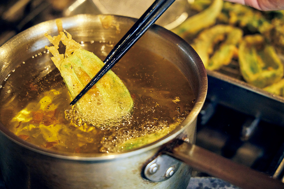 青野菜のケイジャンフリット