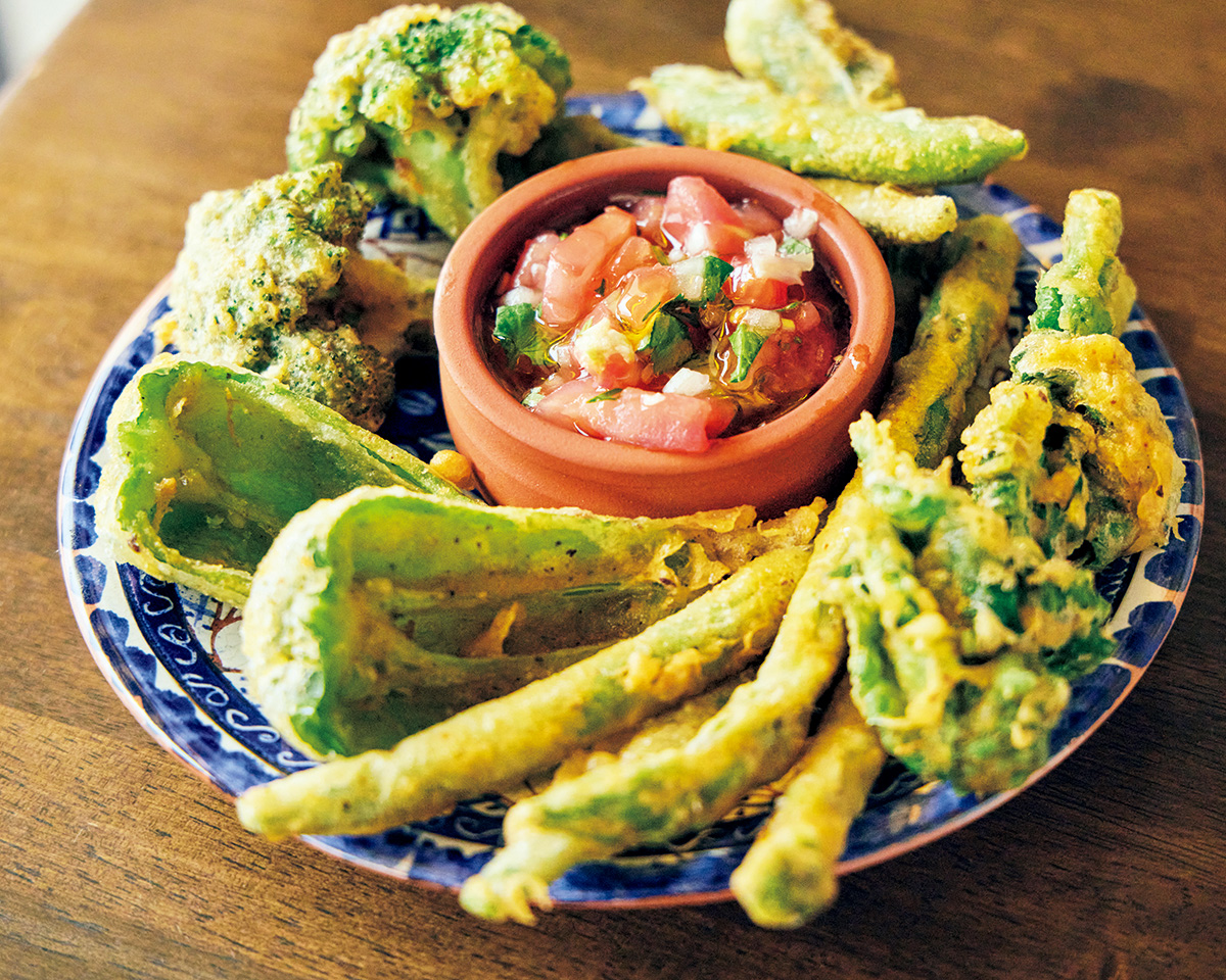 青野菜のケイジャンフリット