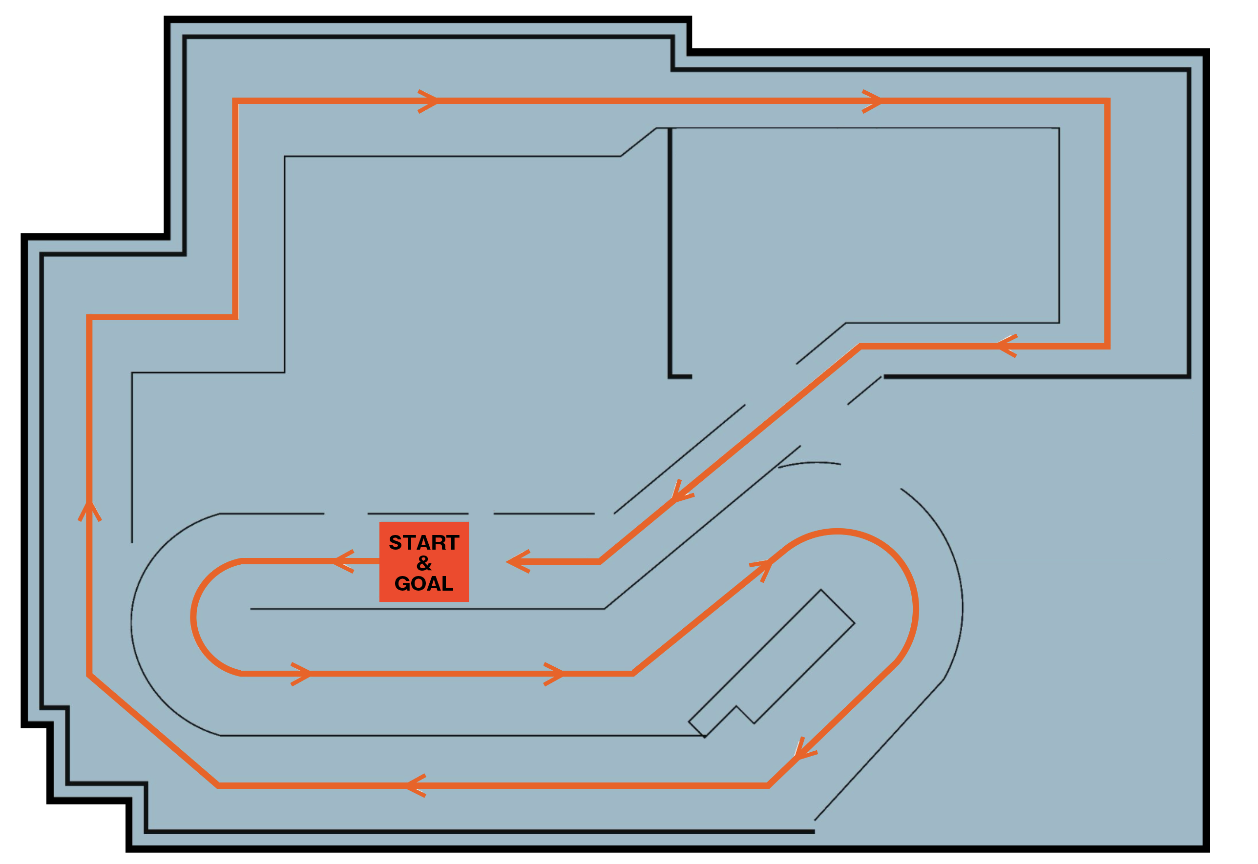 全長460mのレースコース。