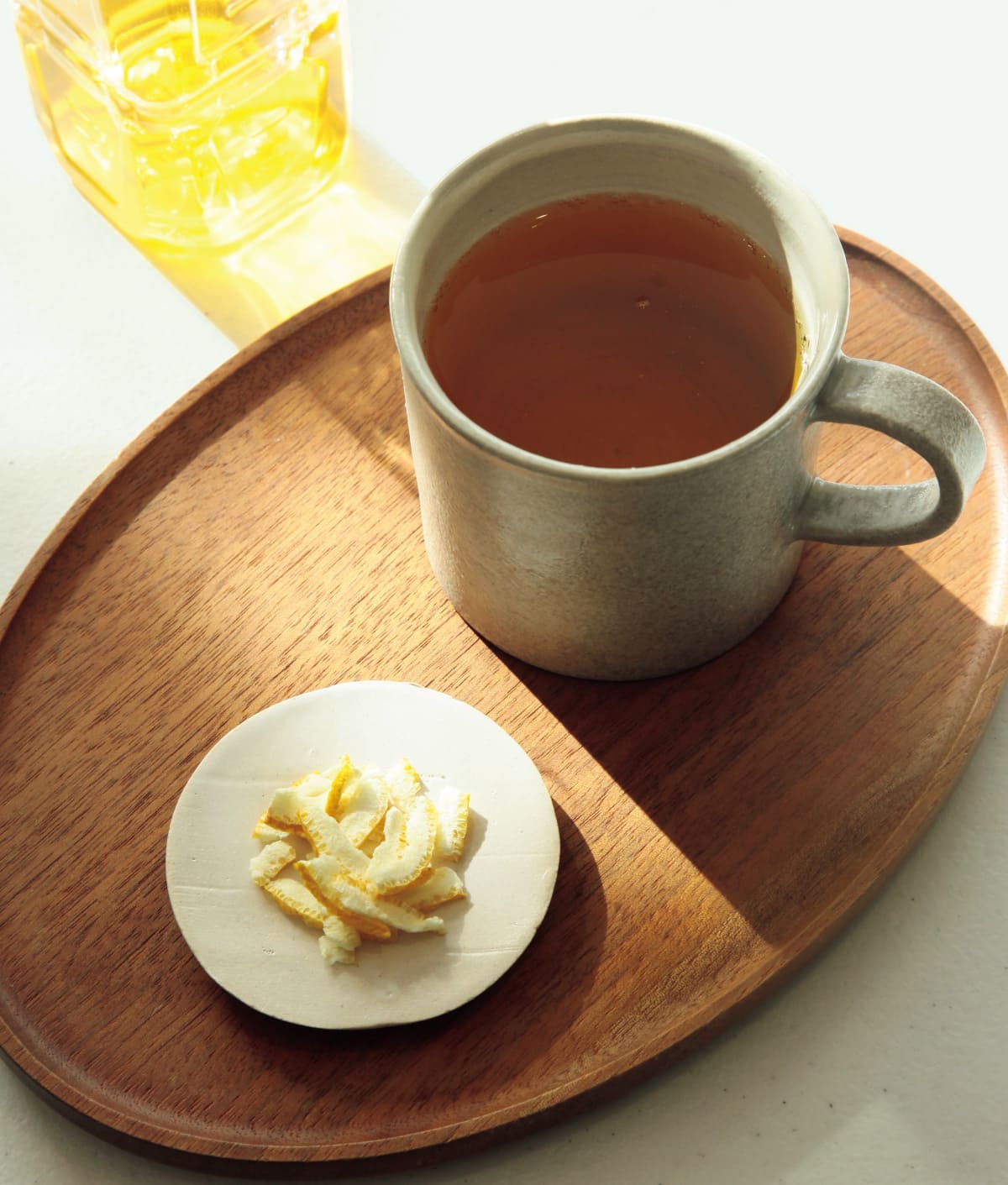 ジャスミン茶+ユズ皮