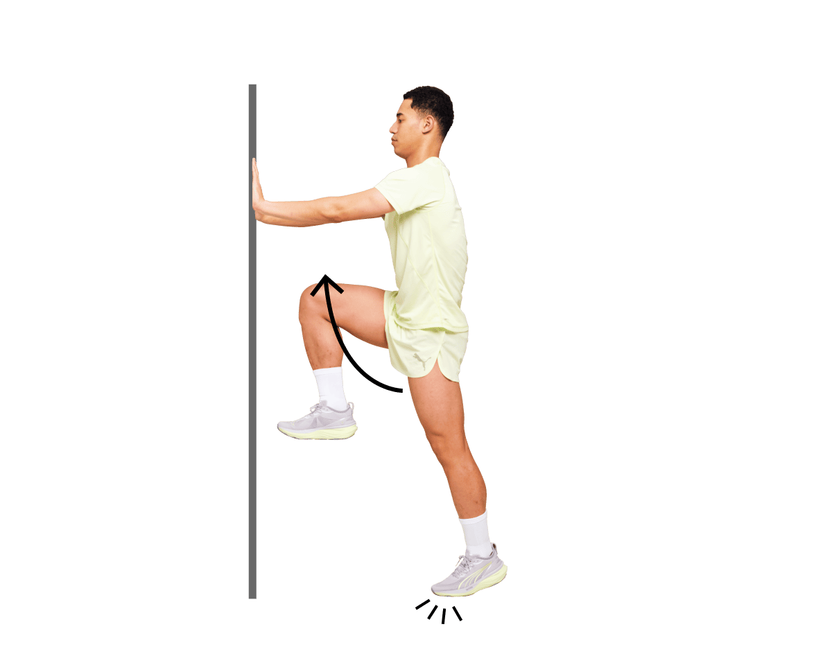 ウォールエクスチェンジをしている様子
