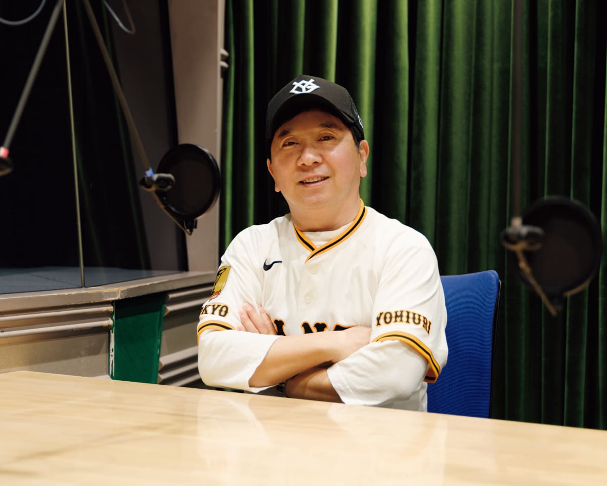田中裕二さんが野球を語る様子